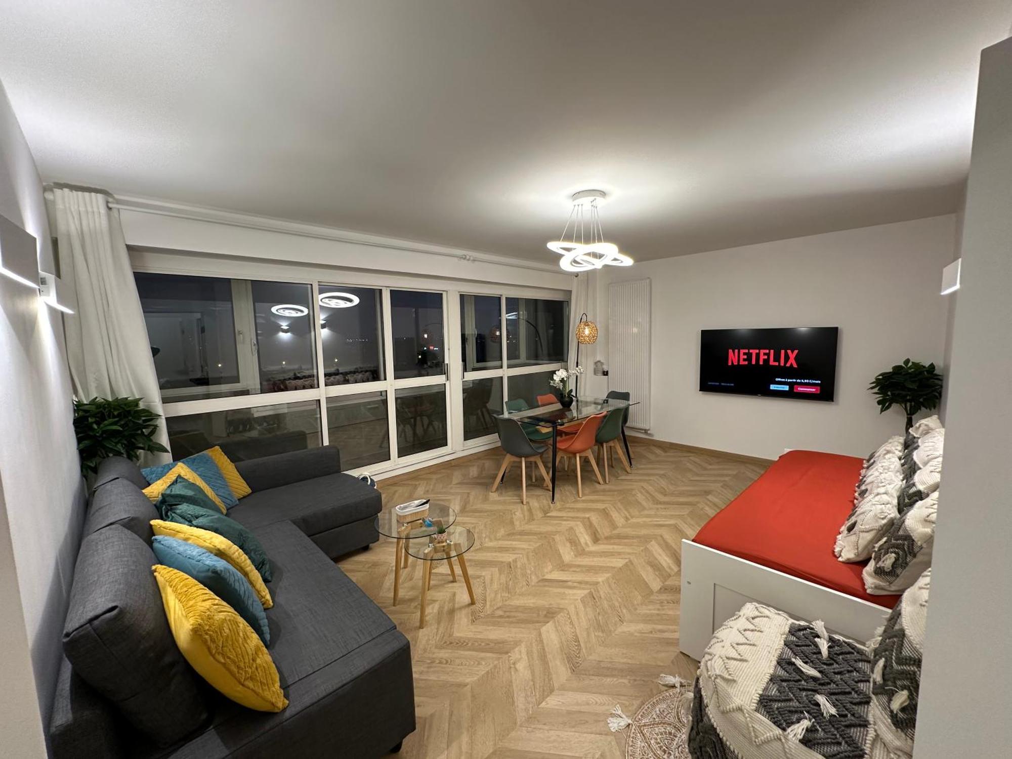 Paris Pantin Magnifique Appartement 4 Pieces De 108M2 Avec 2 Parking Interieur - Tres Cosy Pour 1 A 12 Personnes - Entierement Refait A Neuf Entire Apartment Luxurious And Warm - Pantin Paris 19 Eme Free Wifi Gratuit Екстериор снимка